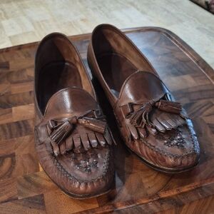 Men's Cole Haan Brown Tassel Kiltie Loafers 9 1/2 M